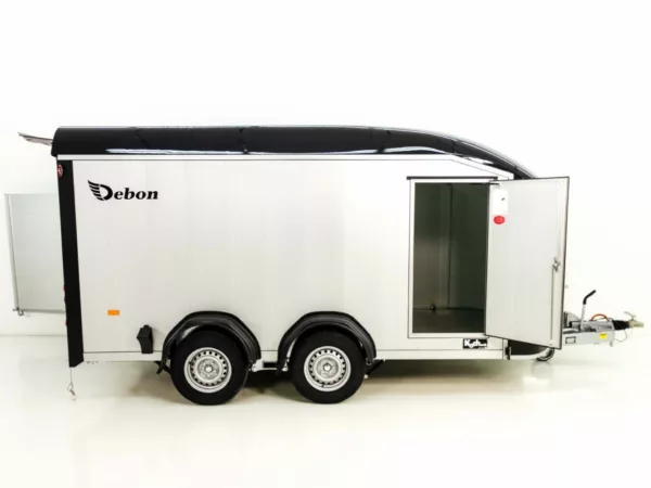 Debon Kofferanhänger Roadster Alu C900 202x495x200cm 3,5t schwarz – Bild 11
