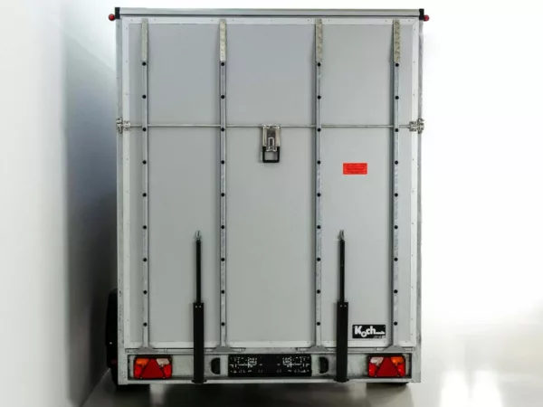 Vezeko Kofferanhänger 184x405cm Höhe:205cm 2,7t|Rampe|Tür|silber – Bild 7