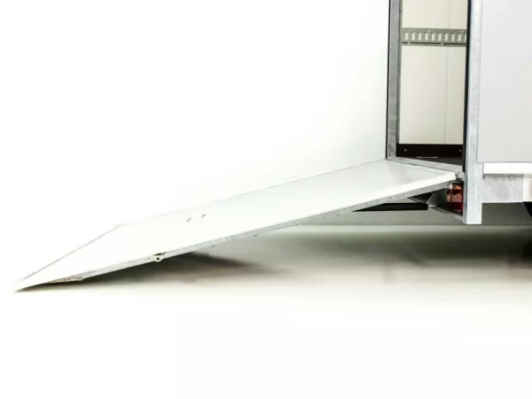 Vezeko Kofferanhänger 184x405cm Höhe:205cm 2,7t|Rampe|Tür|silber – Bild 11