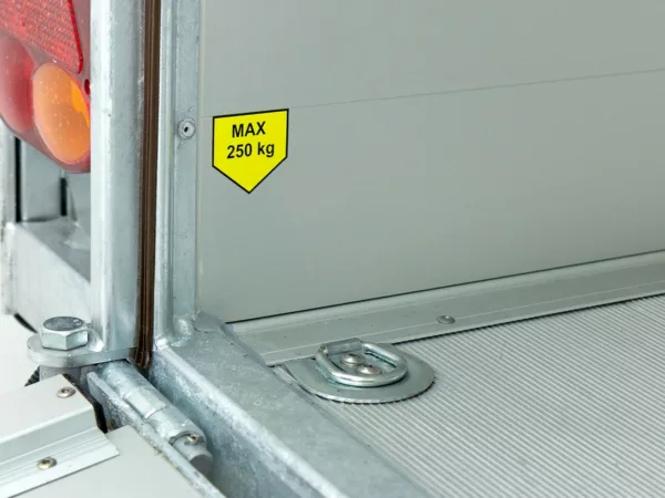 Debon Kofferanhänger Roadster Alu C700 179x378 H201 2,6t|Alu|Polybug|Tür – Bild 7