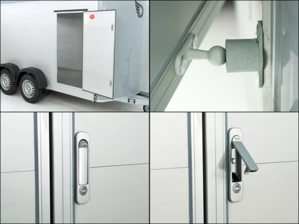 Debon Kofferanhänger Roadster Alu C700 179x378 H201 2,6t|Alu|Polybug|Tür – Bild 12