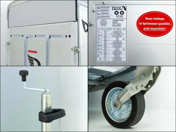 Debon Kofferanhänger Roadster Alu C700 179x378 H201 2,6t|Alu|Polybug|Tür – Bild 14
