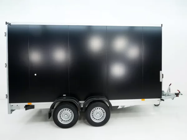 Vezeko Kofferanhänger 204x405cm Höhe:205cm 2,7t|Rampe|schwarz – Bild 3
