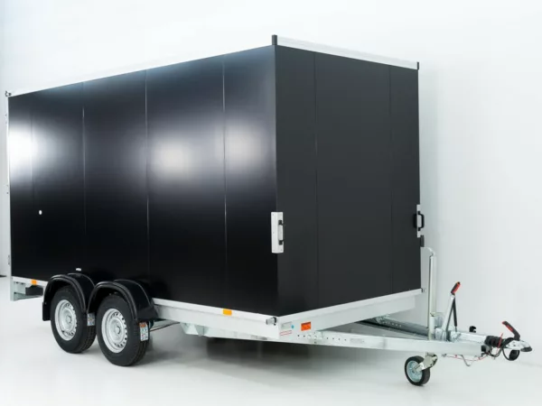 Vezeko Kofferanhänger 204x405cm Höhe:205cm 2,7t|Rampe|schwarz – Bild 5