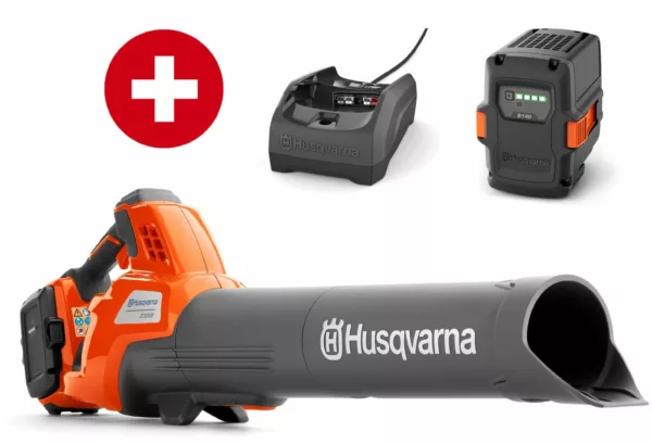 Husqvarna Akku-Blasgeräte Set 230iB mit Akku B140 und Ladegerät C80 - Modell 2025