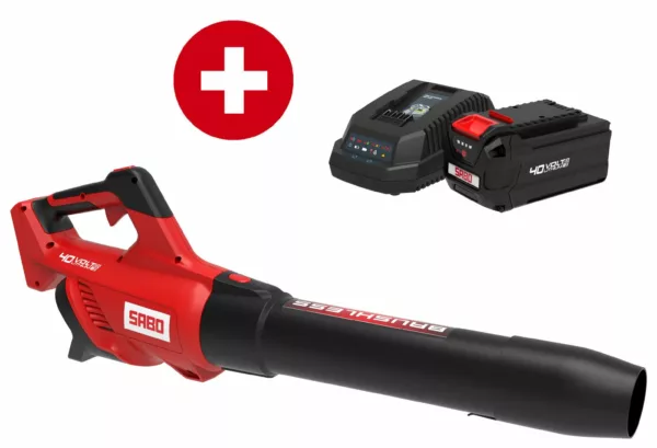 Sabo Accu-Laubbläser LB-934 - Set mit 4 Ah Akku und Standardladegerät - Modell 2025