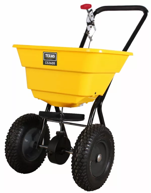 Texas Zentrifugalstreuer / Handstreuwagen CS 3600 inkl. Abdeckung - Modell 2025